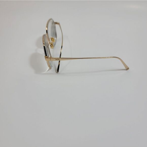 MCM 2114 717 Eyeglasses Frames 55-18-140 Gold Hexagon w/ Case Unisex Vtg Frames main image 16